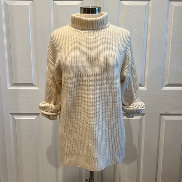 NAP Cashmere Blend Turtleneck Sweater - Picture 6 of 8